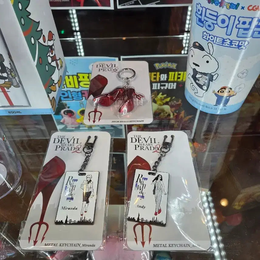 [SOLD OUT] 악마는프라다를입는다 하이힐키링,사원증키링