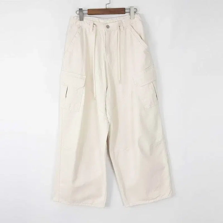 [BUNJANG] By:Flow Cargo Cotton Pants L / 바이플로우 카고 허리스트링 면팬츠 L