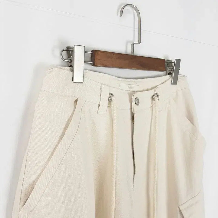 [BUNJANG] By:Flow Cargo Cotton Pants L / 바이플로우 카고 허리스트링 면팬츠 L