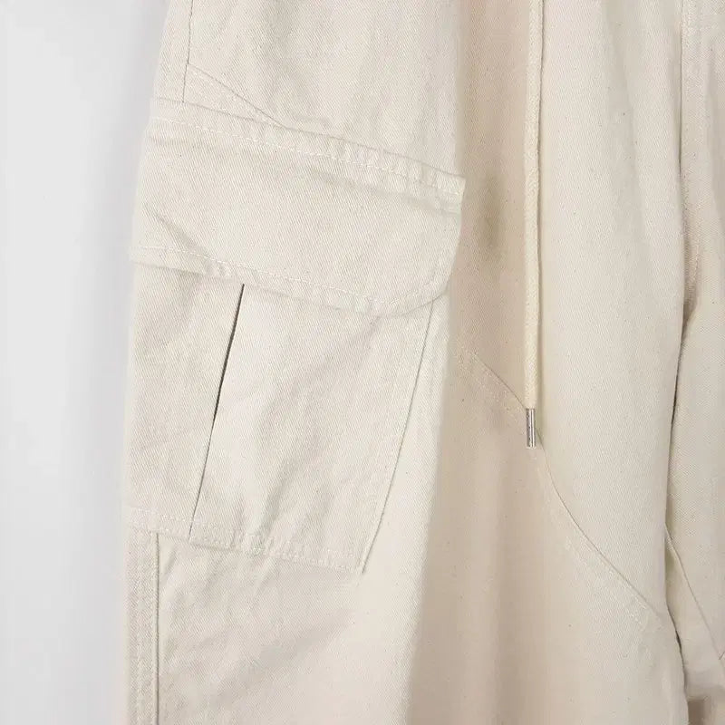[BUNJANG] By:Flow Cargo Cotton Pants L / 바이플로우 카고 허리스트링 면팬츠 L