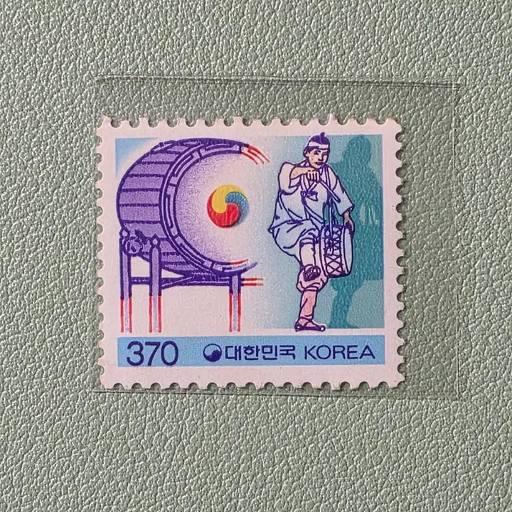 [BUNJANG] (우표) 보통우표 370원 북과춤  / 1993 / (우표) 보통우표 370원 북과춤  / 1993