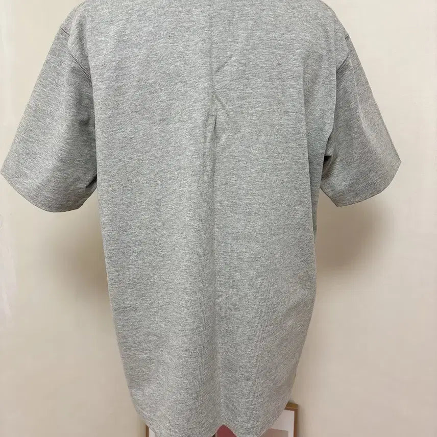 [SOLD OUT] 브론슨 10.6oz 코튼 헨리 헨리넥 반팔티 L 그레이 (구매가 36,5