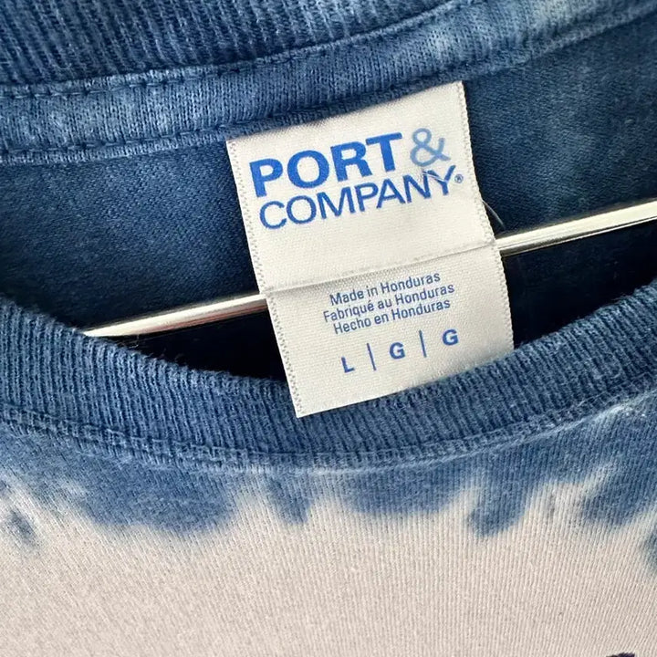 [BUNJANG] PORT&amp;COMPANY 타이다이 반팔 티셔츠 / PORT&amp;COMPANY 타이다이 반팔 티셔츠