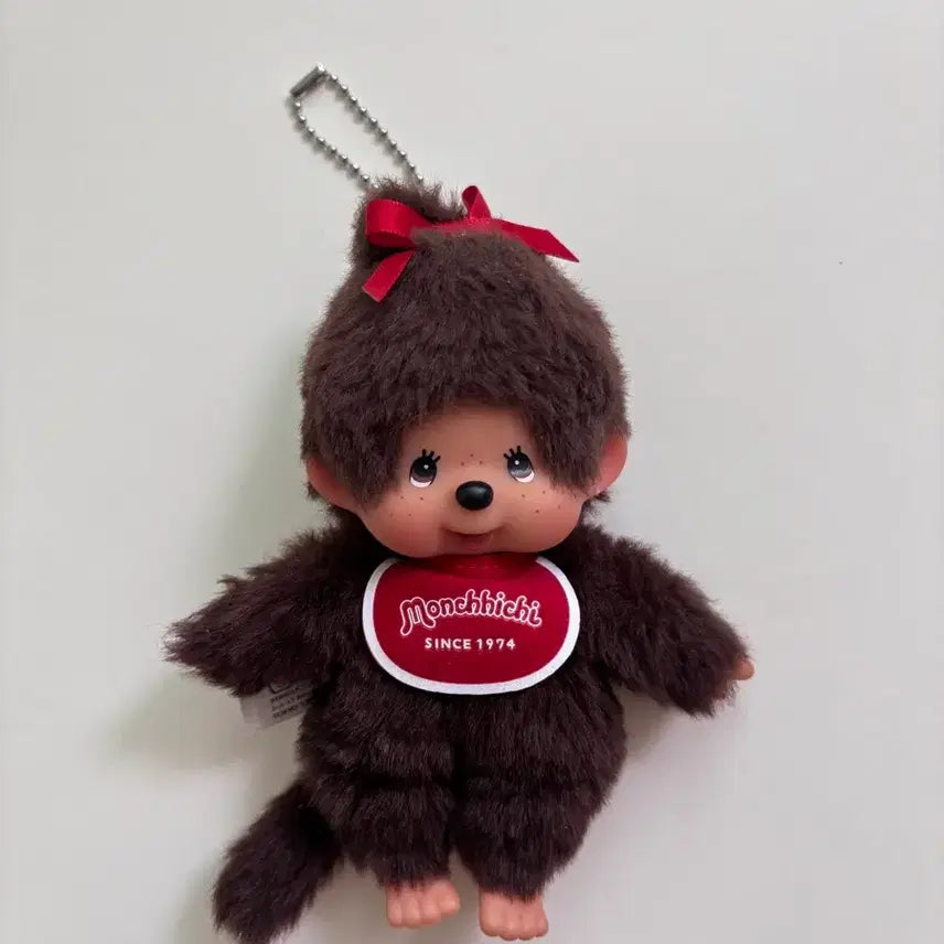[BUNJANG] Monchhichi Doll Keychain / 몬치치 인형 키링 정품