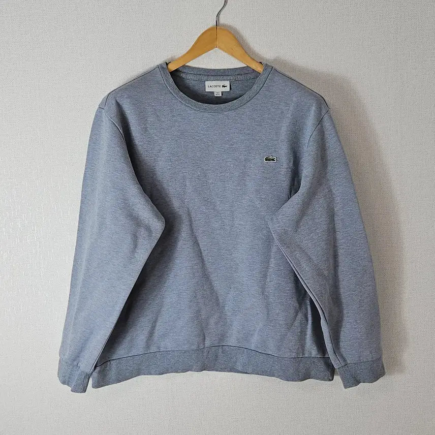 [BUNJANG] Lacoste Logo Crewneck Sweatshirt Big Size 115 / 라코스테 로고 맨투맨 라운드넥 빅사이즈 115