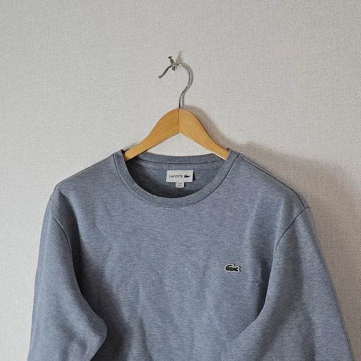[BUNJANG] Lacoste Logo Crewneck Sweatshirt Big Size 115 / 라코스테 로고 맨투맨 라운드넥 빅사이즈 115