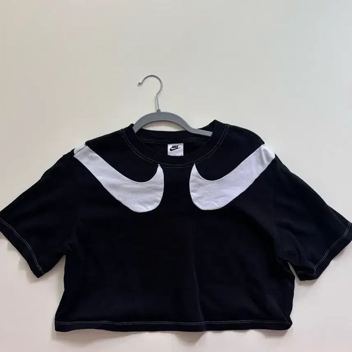 [BUNJANG] Nike Big Swoosh Short Sleeve T-Shirt Black / 나이키 빅 스우시 반팔 티셔츠 블랙