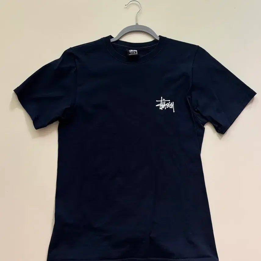[BUNJANG] Stussy T-shirt Navy Small / 스투시 반팔 티셔츠 네이비 스몰