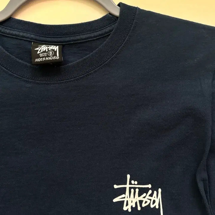 [BUNJANG] Stussy T-shirt Navy Small / 스투시 반팔 티셔츠 네이비 스몰