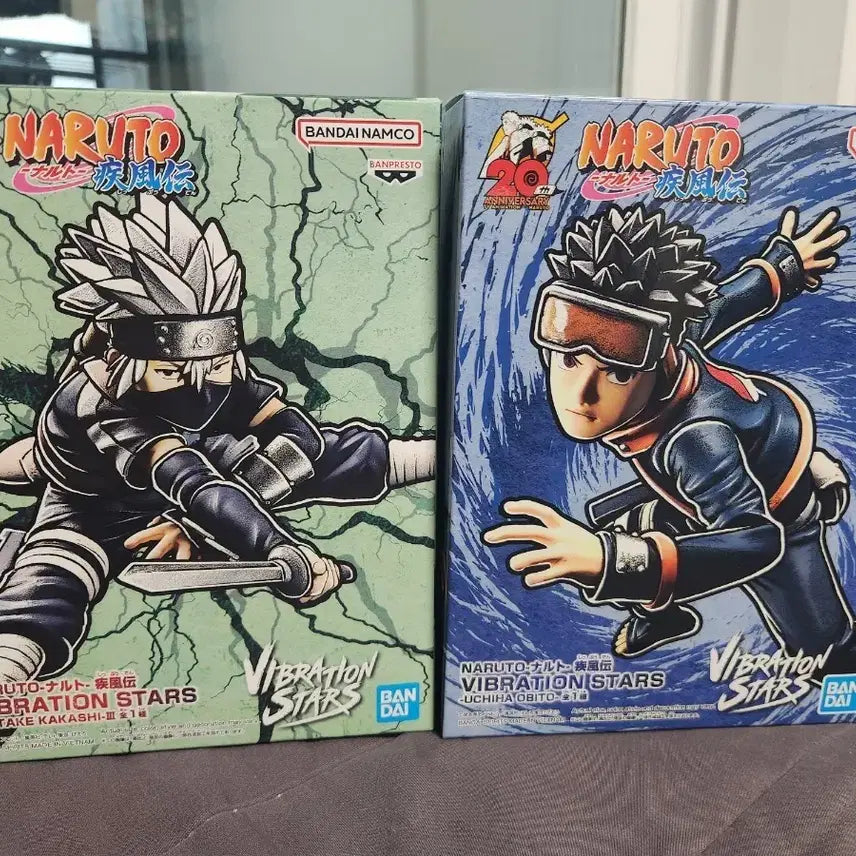 [BUNJANG] Naruto Chibi Kakashi Obito Vibration Stars Figure / 택포 7) 나루토 치비 카카시 오비토 바이브레이션스타즈 피규어