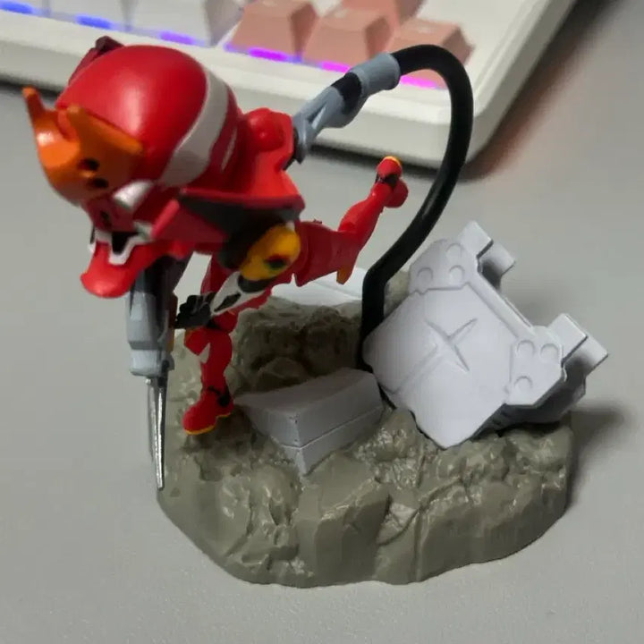 [BUNJANG] Evangelion Eva Unit-02 Desktop Figure (Re-ment) / 에반게리온 데스크탑 에바 리멘트 2호기