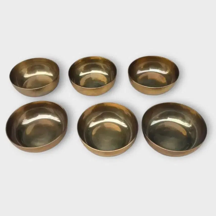 [BUNJANG] Lee Bong-ju Traditional Korean Bronze Ware Set (27 Pieces) / 민속품 유기장 이봉주 유기 총 27종 일괄