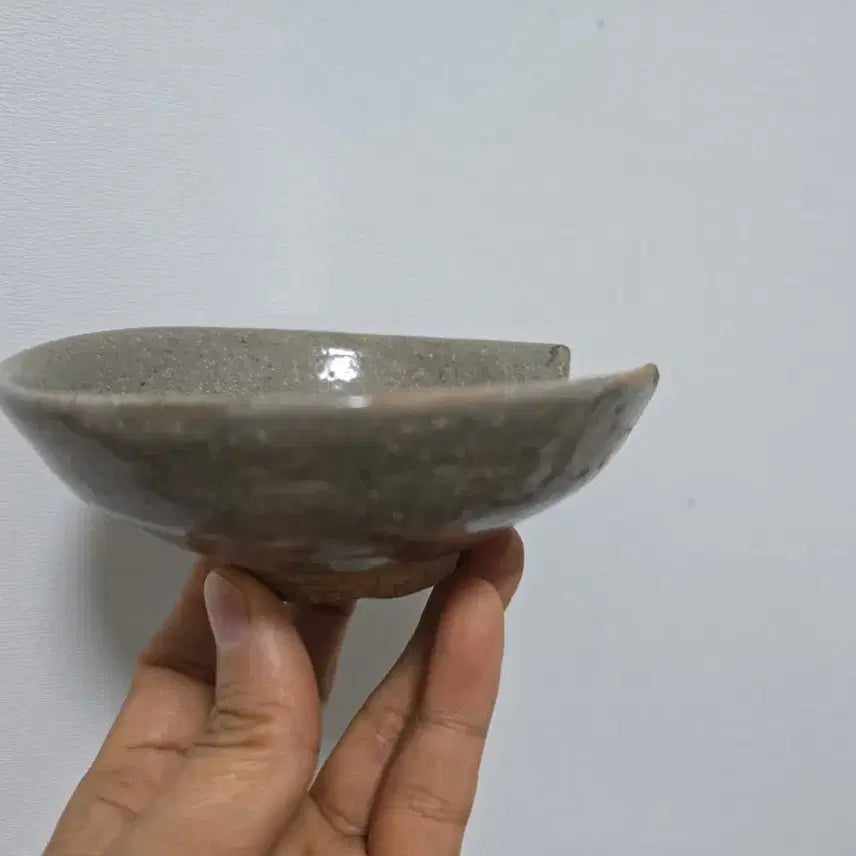 [BUNJANG] Authentic Early Joseon Dynasty White Porcelain Plate / 진품 조선초기 백자 접시 골동품