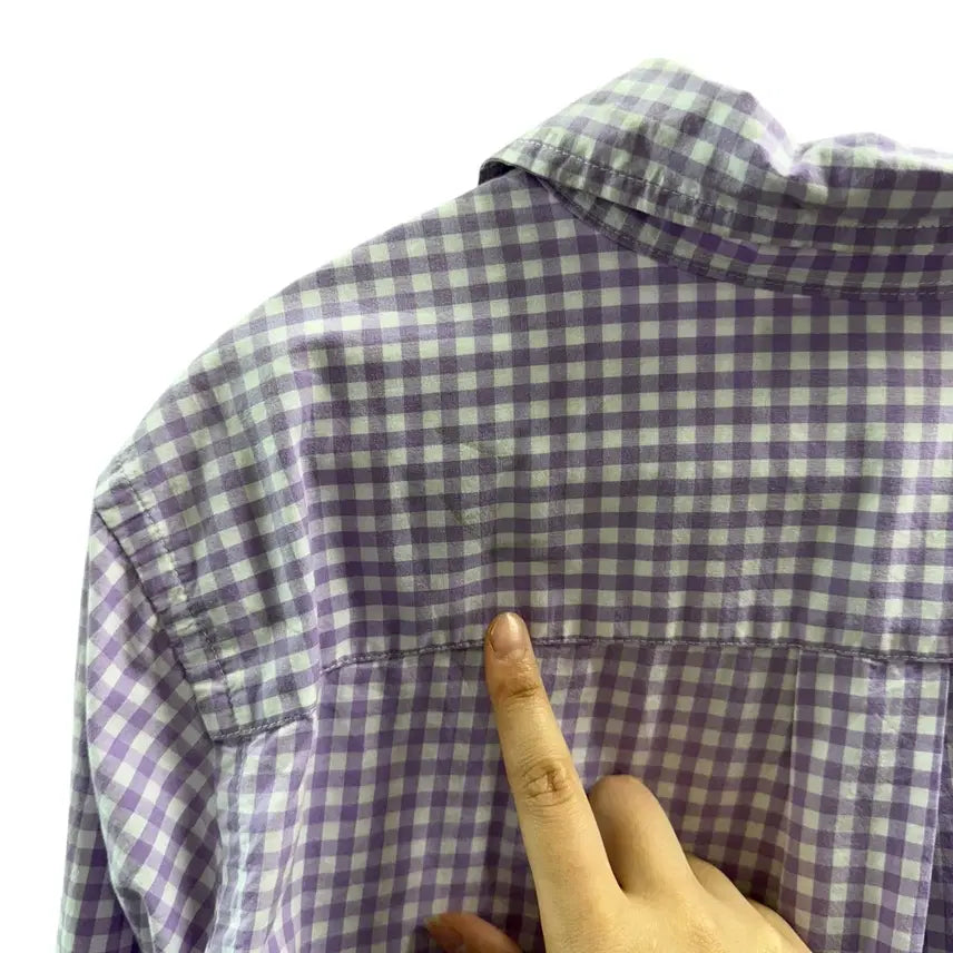 [BUNJANG] Polo Ralph Lauren Purple Check Shirt / [XL] 폴로 퍼플 체크 셔츠