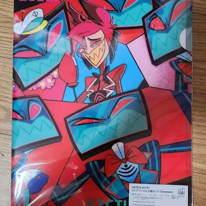 [BUNJANG] Hazbin Hotel Vox and Alastor Clear File / 해즈빈 호텔 복스 알래스터 클리어파일