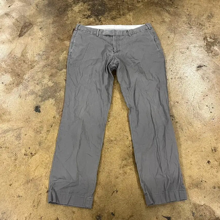 [BUNJANG] Polo Ralph Lauren Grey Cotton Pants / [정품/34] 폴로 랄프로렌 그레이 면바지