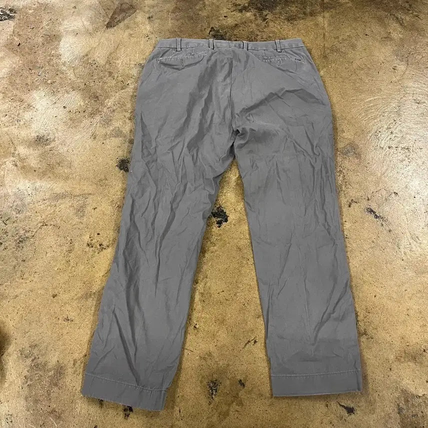 [BUNJANG] Polo Ralph Lauren Grey Cotton Pants / [정품/34] 폴로 랄프로렌 그레이 면바지
