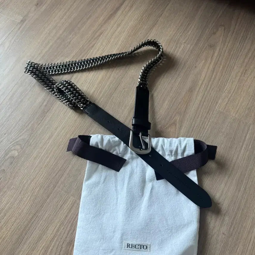 [BUNJANG] Recto Chain Weaving Belt / 렉토 체인 위빙 벨트 판매