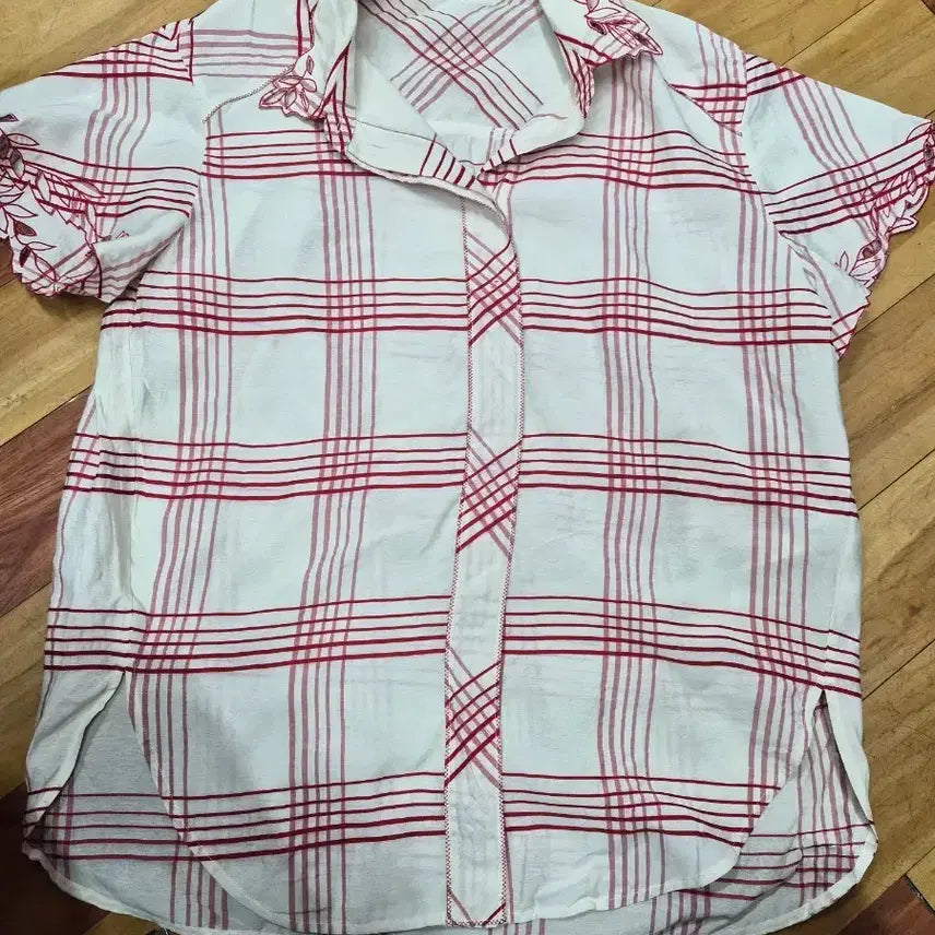 [BUNJANG] Obej Italy Rayon Shirt with Floral Embroidery / 오브제이태리레이온셔츠