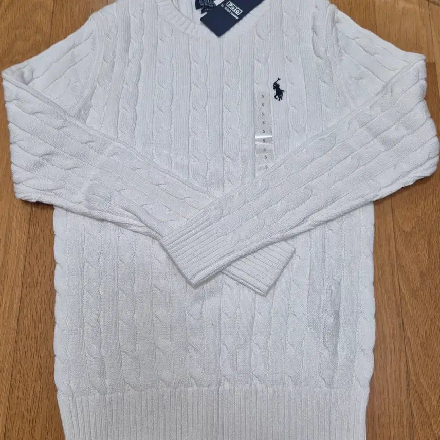 [BUNJANG] Polo Cable Knit Sweater / 폴로 랄프로렌 우먼 긴팔코튼 니트