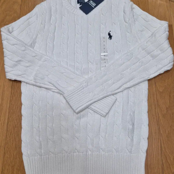 [BUNJANG] Polo Cable Knit Sweater / 폴로 랄프로렌 우먼 긴팔코튼 니트