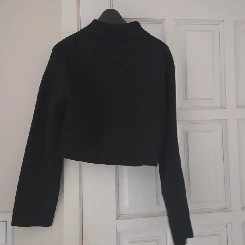 [BUNJANG] COS Milano Knit Cropped Jacket - Black, XS / COS 코스 크롭 밀라노 니트 자켓 블랙 XS
