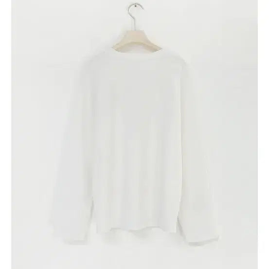 [BUNJANG] Layered Long Sleeve T-Shirt (White) / 레이어드 긴팔 티셔츠(화이트)