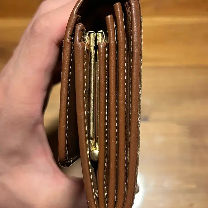 [BUNJANG] Burberry Brown Check Long Wallet / 버버리 체크 장지갑 브라운 테두리