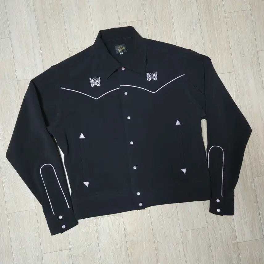 [BUNJANG] Needles Cowboy Jacket Black / S) 니들스 카우보이 자켓 블랙 핑크