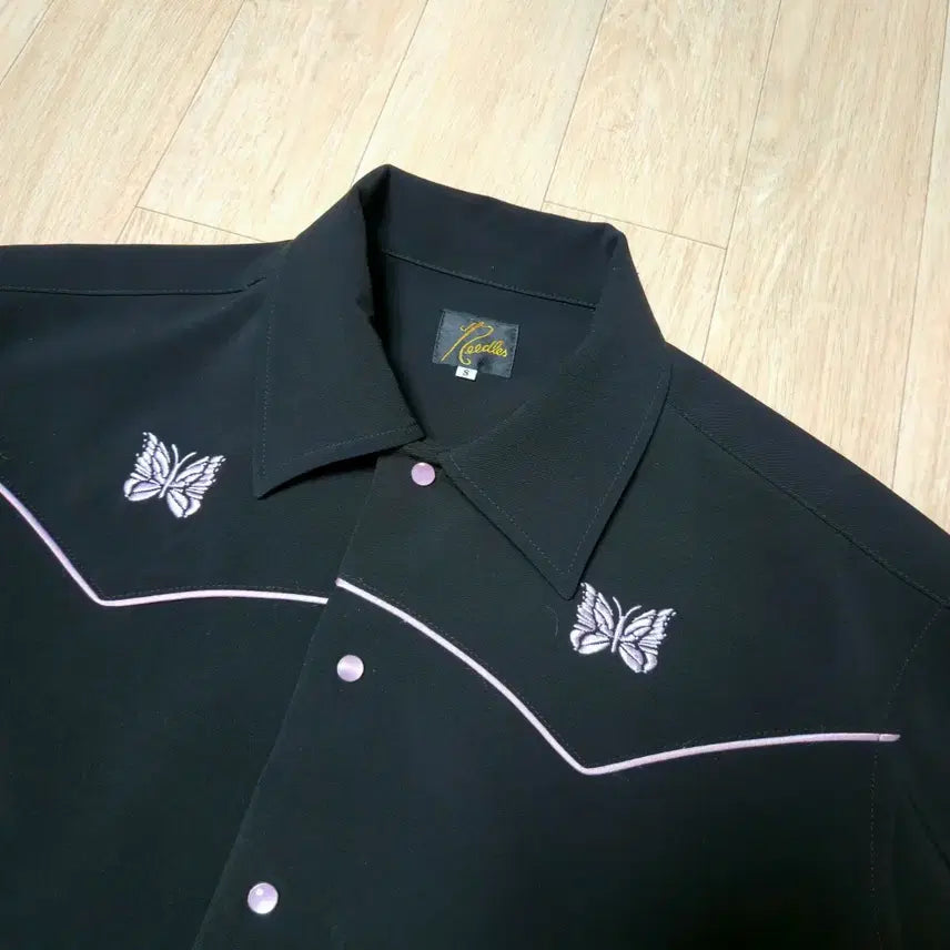 [BUNJANG] Needles Cowboy Jacket Black / S) 니들스 카우보이 자켓 블랙 핑크