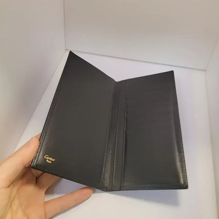 [BUNJANG] Cartier Pasha Gold Trim Long Wallet / (새상품)까르띠에 파샤 금장 장지갑