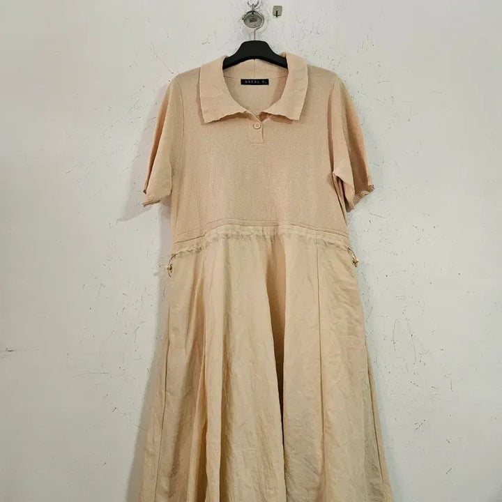 [BUNJANG] Long Dress Beige / 롱 원피스 베이지