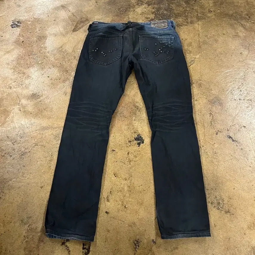 [BUNJANG] Diesel Black Denim Pants / [정품/32] 디젤 블랙 데님 바지