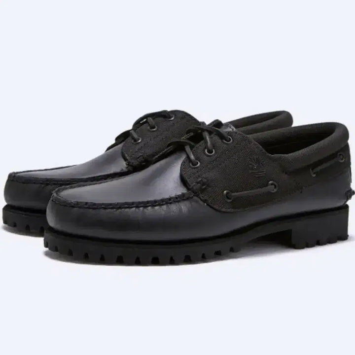 [BUNJANG] Timberland 3-Eye Boat Shoes Black Leather / 팀버랜드 3아이 보트 슈즈 블랙 레더 265 새제품