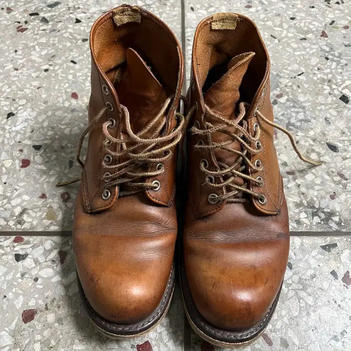 [BUNJANG] Red Wing Brown Leather Work Boots / 레드윙 갈색 가죽 워커 부츠