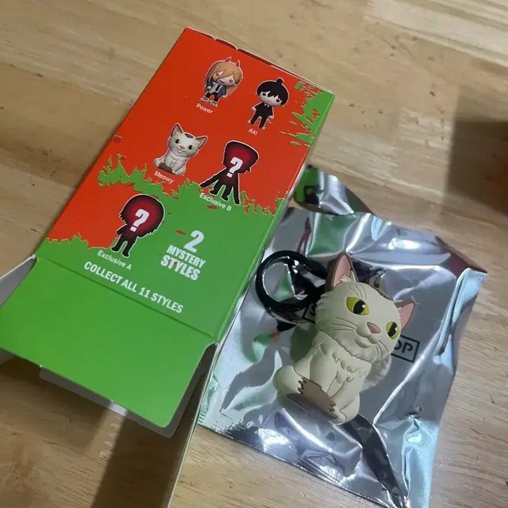 [BUNJANG] Chainsaw Man Meowy Keyring / 체인소맨 키링 고양이