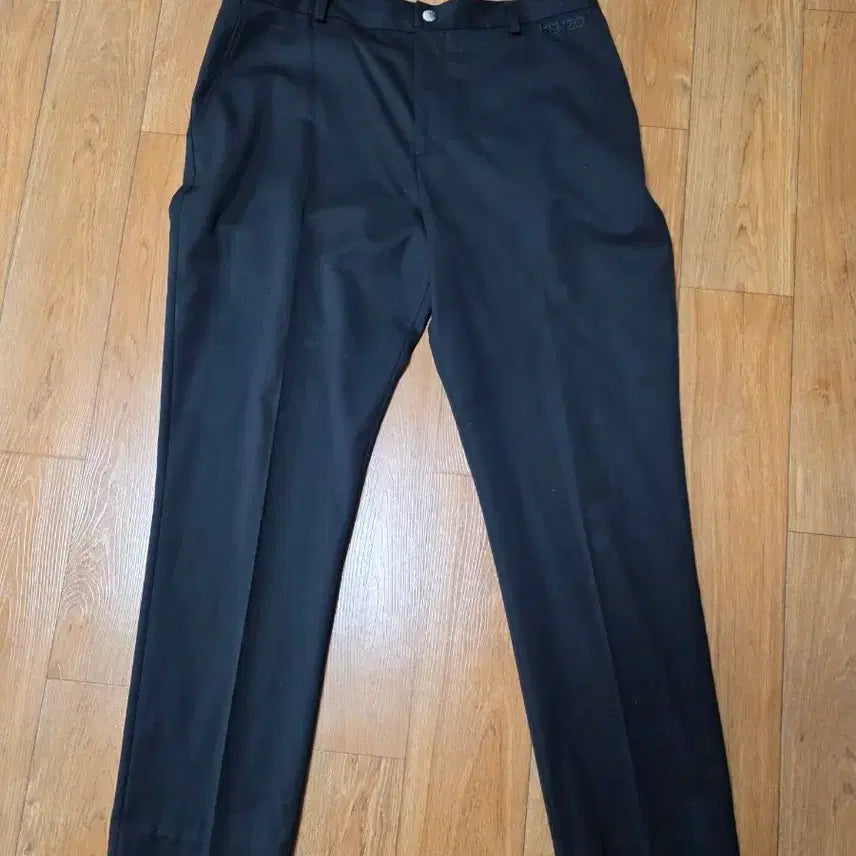 [BUNJANG] Kenzo Wool Black Slacks / 겐조 울 블랙 슬랙스
