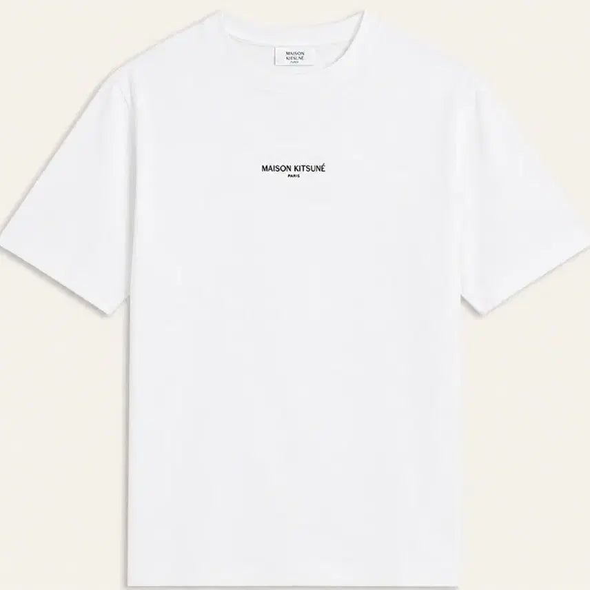 [BUNJANG] Maison Kitsune Embroidered Logo Short Sleeve T-Shirt / 메종키츠네  반팔 티셔츠 블랙/화이트/네이비
