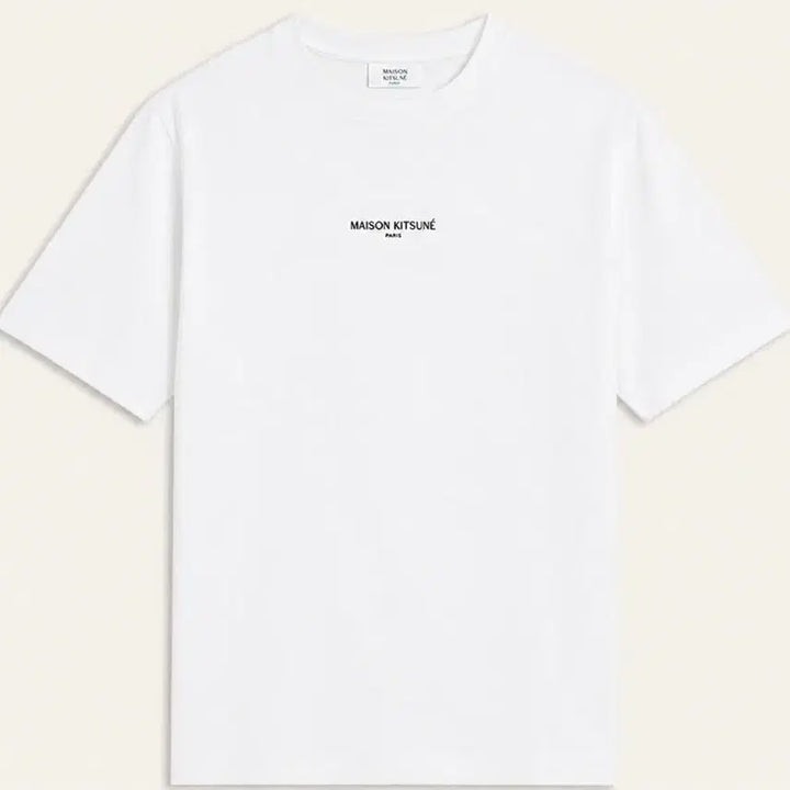 [BUNJANG] Maison Kitsune Embroidered Logo Short Sleeve T-Shirt / 메종키츠네  반팔 티셔츠 블랙/화이트/네이비