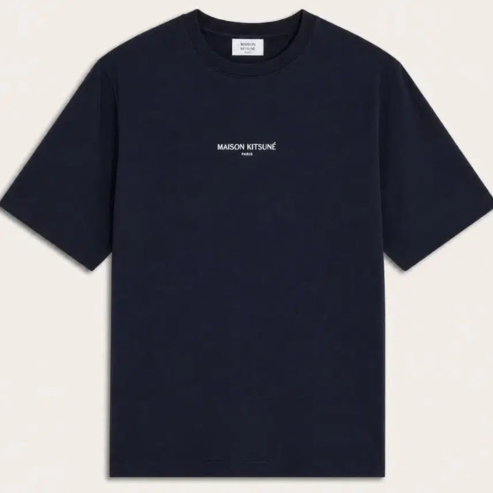[BUNJANG] Maison Kitsune Embroidered Logo Short Sleeve T-Shirt / 메종키츠네  반팔 티셔츠 블랙/화이트/네이비