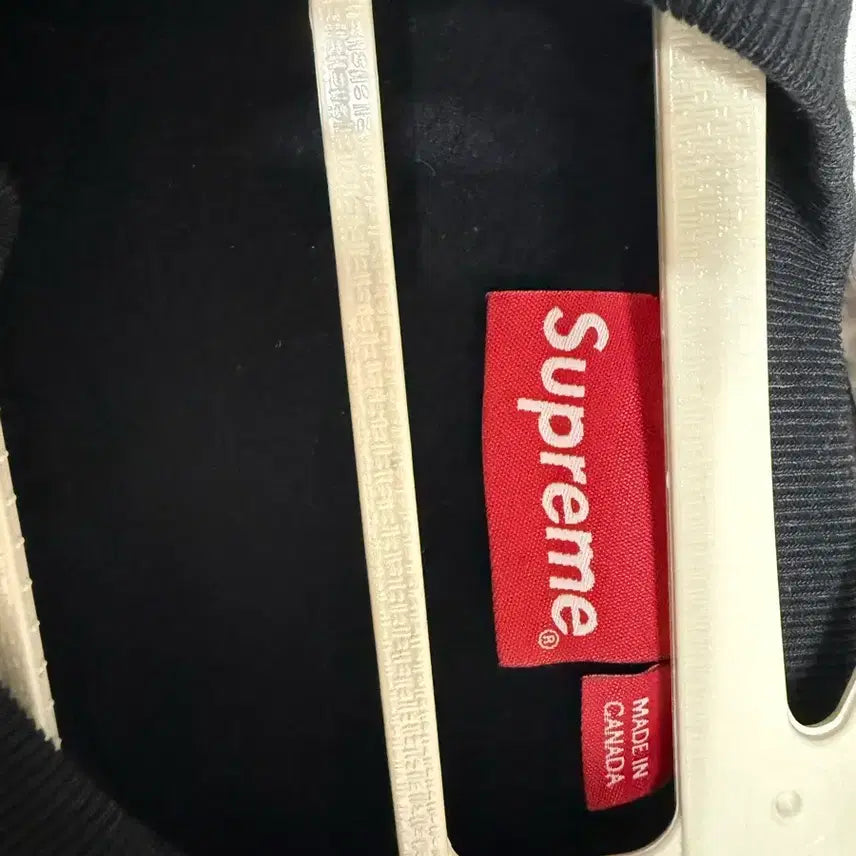 [BUNJANG] Supreme Box Logo Crewneck Sweatshirt Black / 슈프림 박스 로고 크루넥 블랙 맨투맨