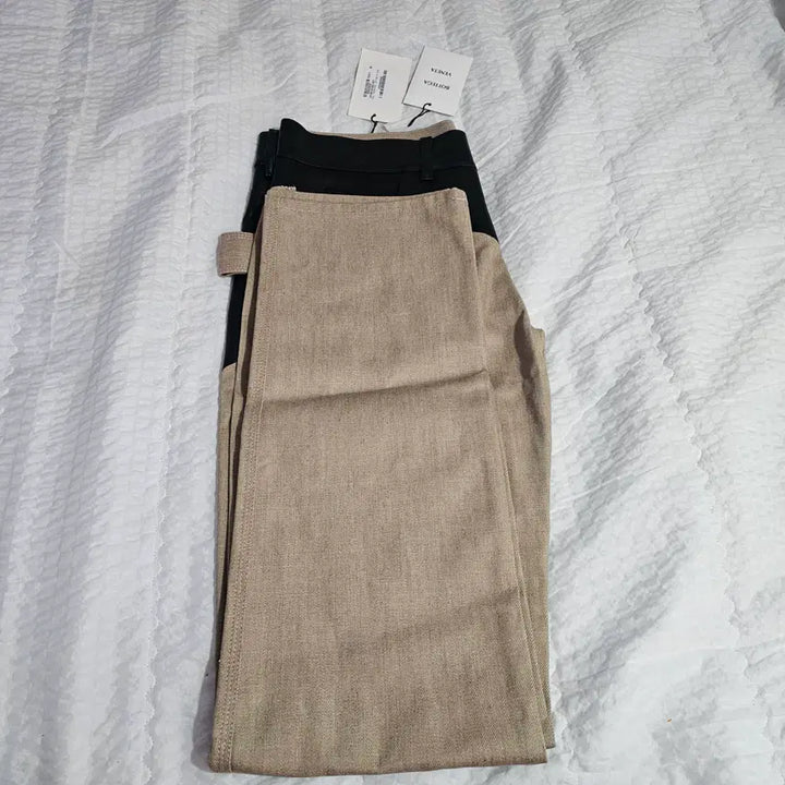 [BUNJANG] Bottega Veneta Leather Mix Denim Jeans Beige / (32~33인치) 보테가베네타 레더 믹스 데님 진 베이지