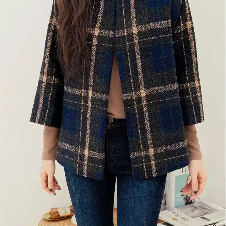 [BUNJANG] Modern Check Tweed Jacket / 모던한 체크 트위드 자켓