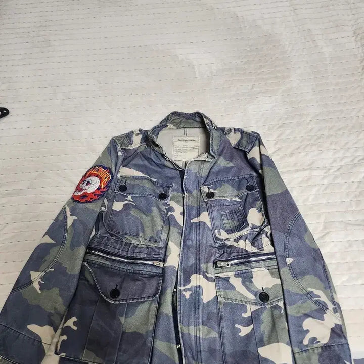 [BUNJANG] Zadig &amp; Voltaire Camouflage Military Parka Jacket / 쟈딕엔볼테르 밀리터리 야상
