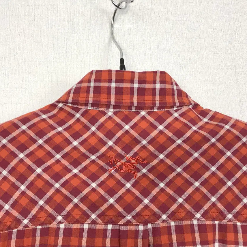 [SOLD OUT] 아크테릭스 체크 반팔 셔츠 남방 남성S (90-95)