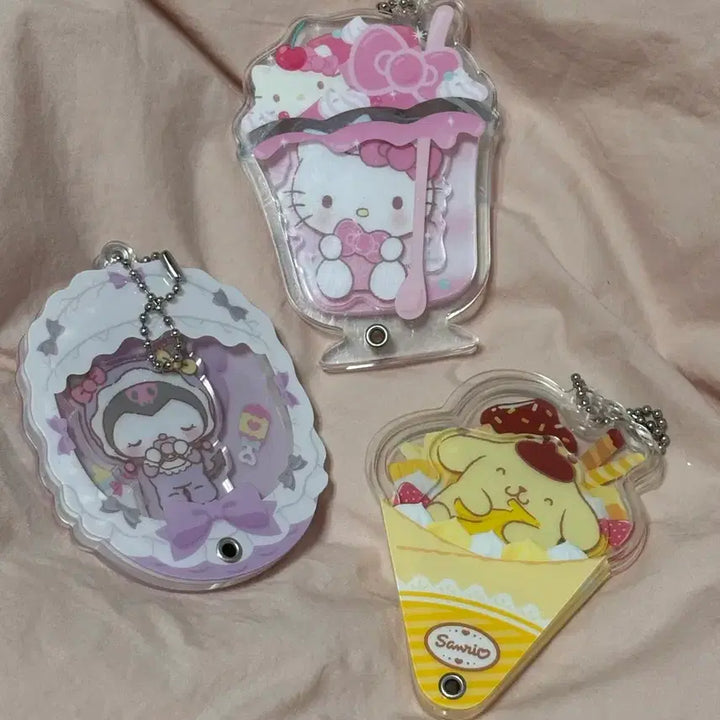 [BUNJANG] Sanrio Shaker Acrylic Keychain Bundle Set / 산리오 쉐이커 아크릴 키링 일괄