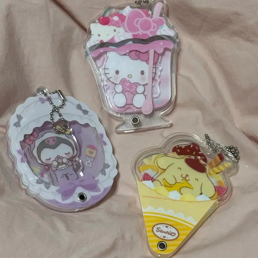 [BUNJANG] Sanrio Shaker Acrylic Keychain Bundle Set / 산리오 쉐이커 아크릴 키링 일괄