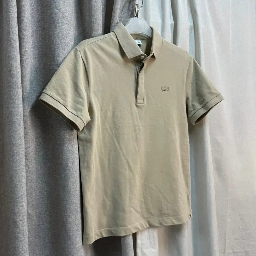[BUNJANG] Lacoste Cotton Short Sleeve Polo T-Shirt Size 100 / [100] 라코스테 코튼 면 반팔 폴로티셔츠