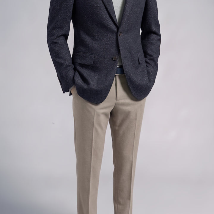 [BUNJANG] Vanhart di Albazar Ariston Wool Silk Cashmere Tweed Blazer Jacket / 반하트 디 알바자 / 이태리 아리스톤 울실크캐시 블레이져 자켓 / 100