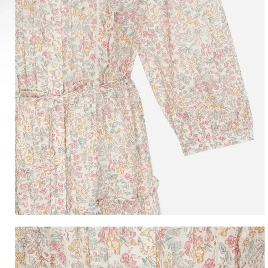 [BUNJANG] Thursday Island Floral 7-Part Sleeve Dress / (택있는 새옷)써스데이아일랜드 플라워 7부원피스